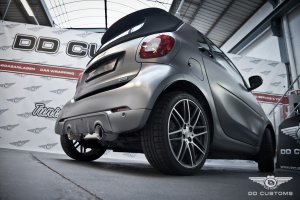 Custom Auspuff Smart fortwo brabus 453