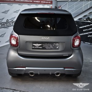 Custom Auspuff Smart fortwo brabus 453