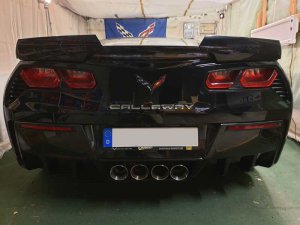Klappenauspuff für Corvett C7 Callaway